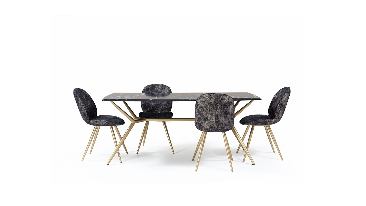Les chaises Diana sont design, conçu avec des lignes rafiné, accordé à la table Diana.