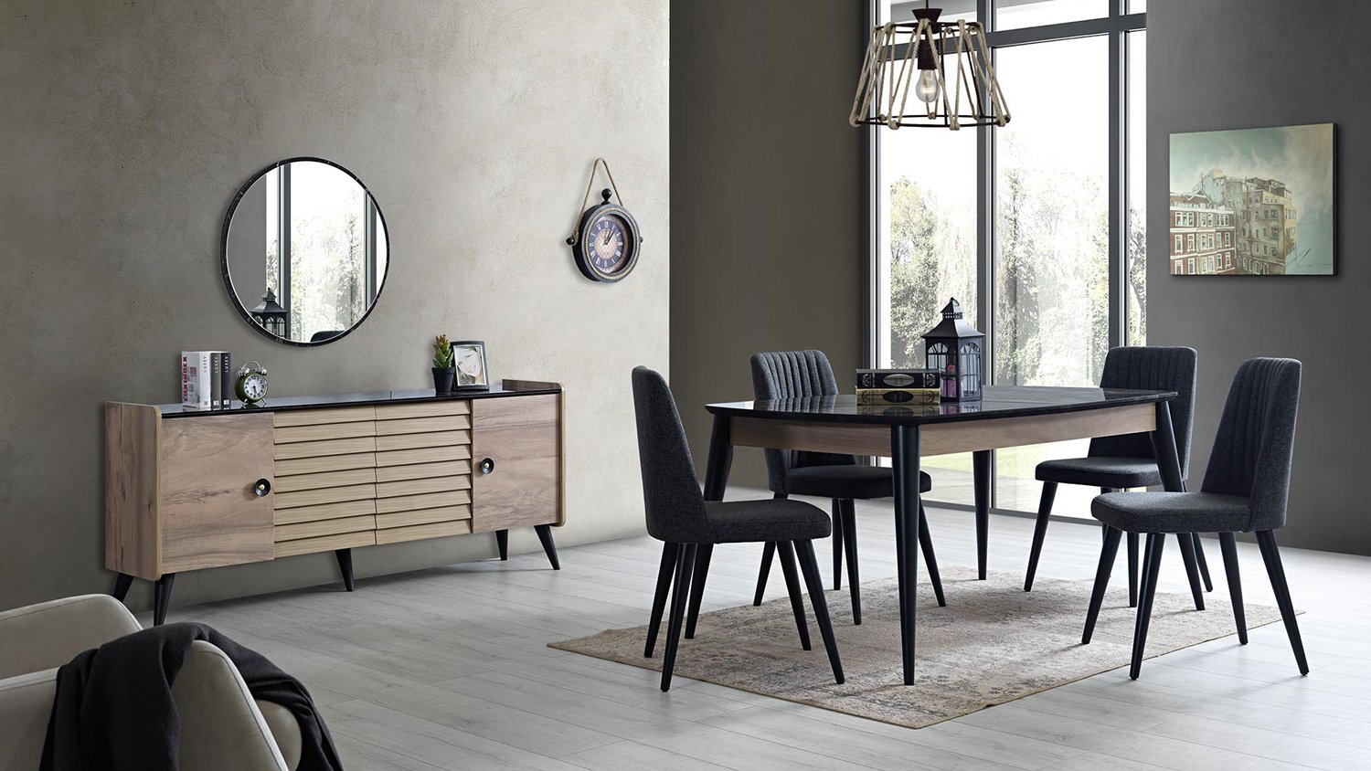 Intense, est une table au design simpliste qui renfèrme un mécanisme qui vous permetra d'inviter plus de monde à votre table.