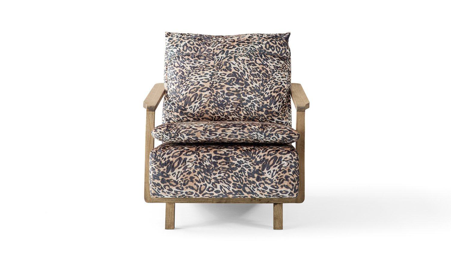 Agathe fauteuil design, au motifs Léopard
