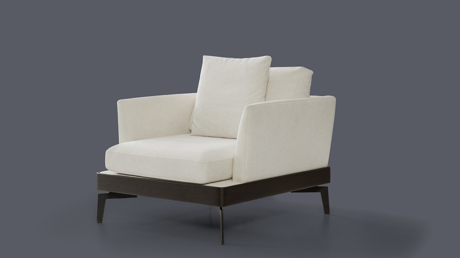 Iron Fauteuil design, un style très épuré qui fait son effet.