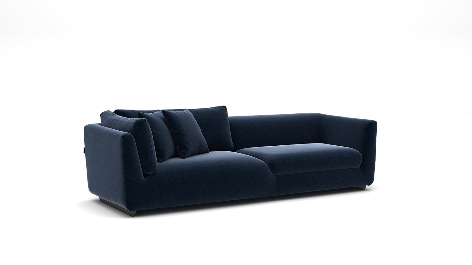 Jagger, canapé 3 places bleu, canapé design moderne et unique