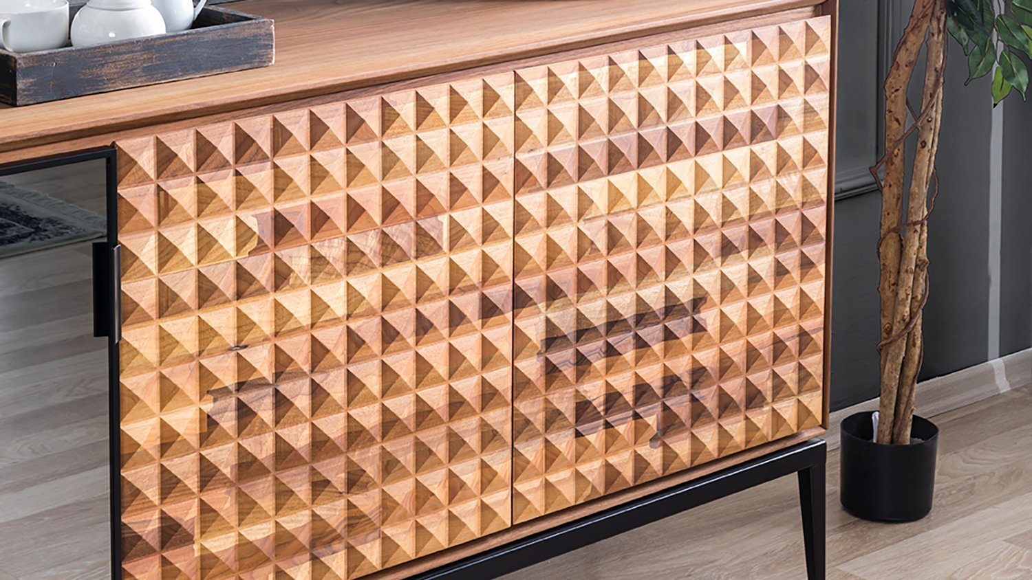 Buffet marron
