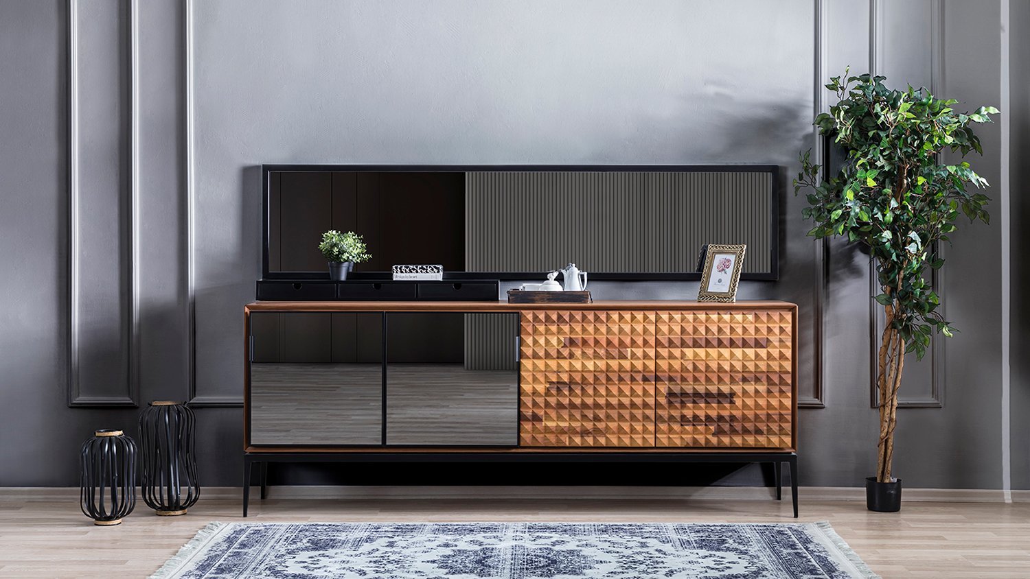 Berrando buffet marron