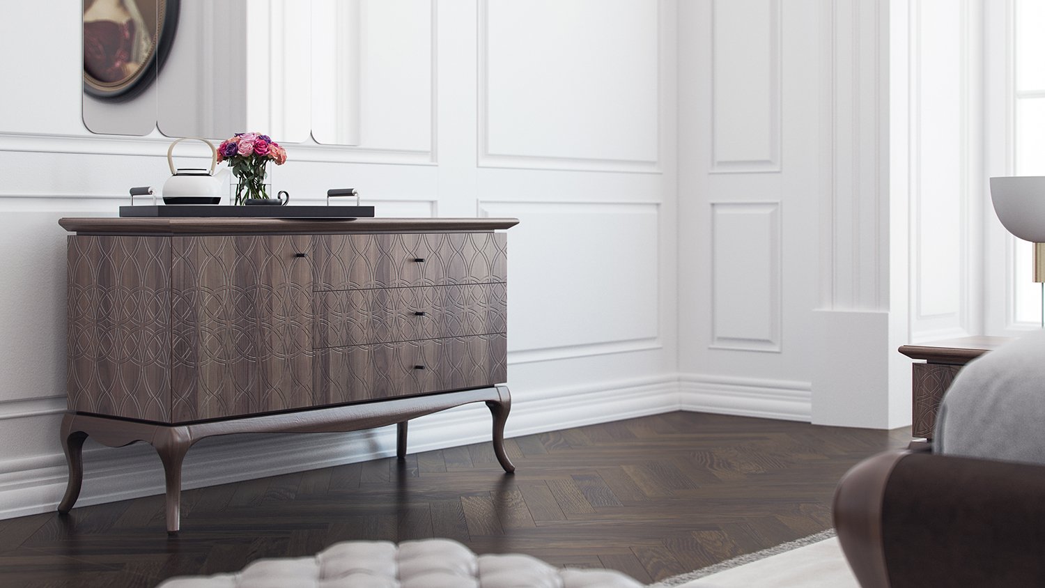 Commode de chambre style royal