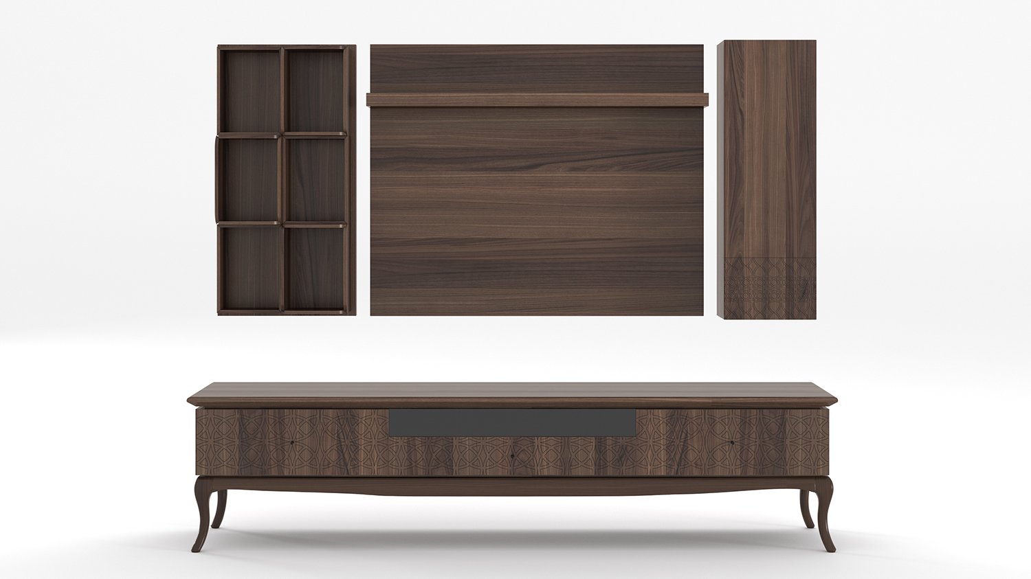 Camellia ensemble meuble TV