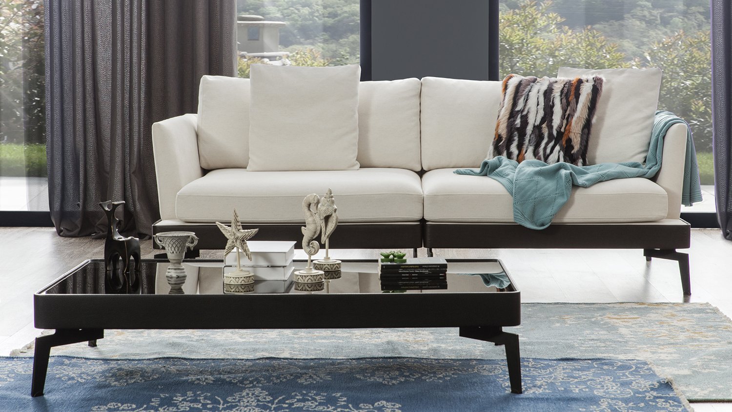 Table basse noir