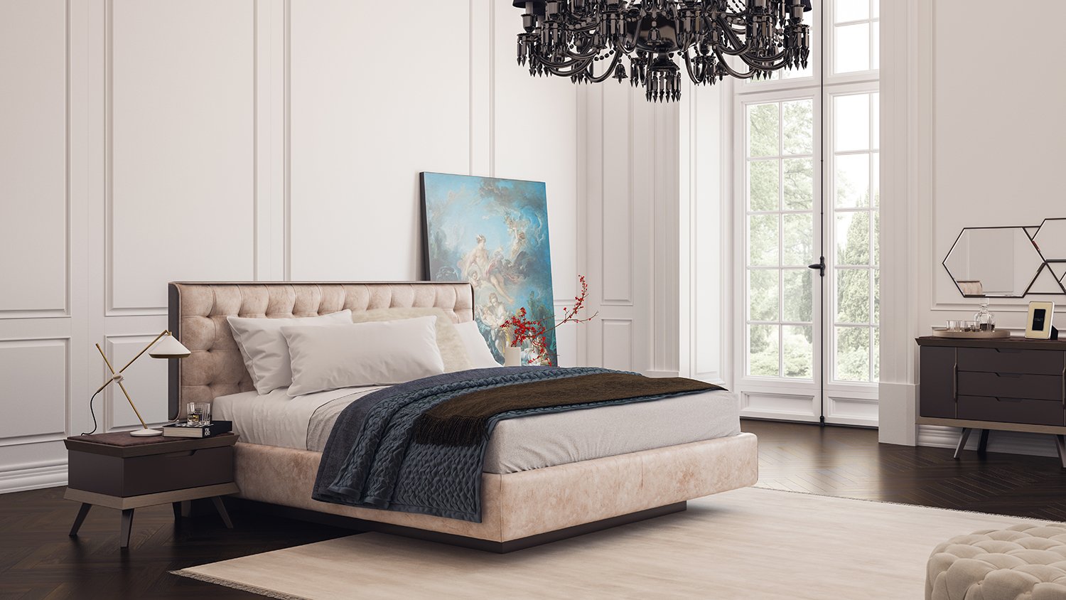 Vienne commode au style contemporain